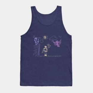 superhero birdbrains Tank Top